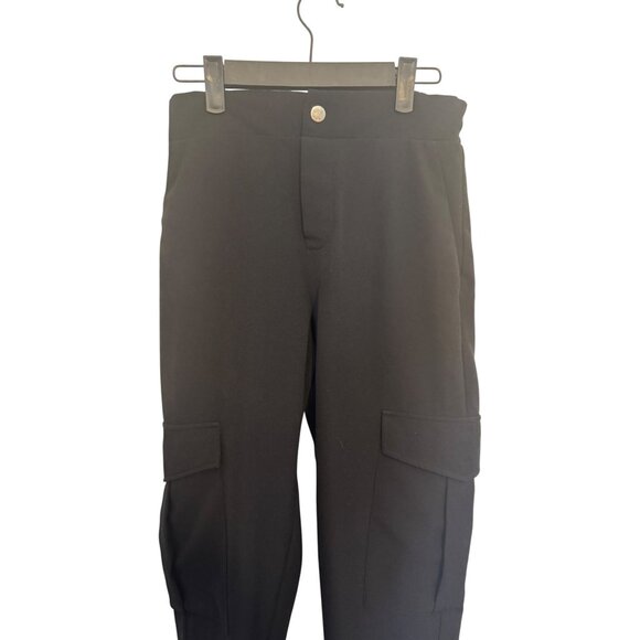 ZARA XS Black Cargo Jogger Pants Elastic Waistband - Picture 5 of 15
